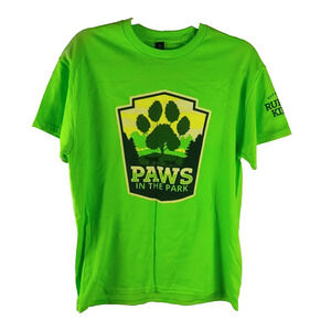 Paws in the Park Men's T Shirt Size M Rural King Nutrena Chicken Rabbit